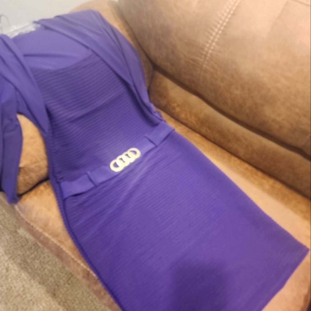 Dress Frank Lymon purple half sleeve size 10